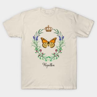 Papillon Monarch Butterfly Flower Garden Cottagecore Gardener T-Shirt